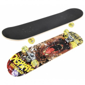 Скейтборд grizzly 79*20см, PU колеса *6 604-3108-17 АКЦИЯ!!!