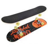 Скейтборд skull 79*20см, PU колеса *6 604-HB1062