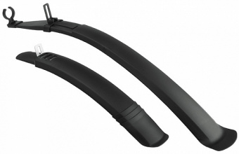 Щиток колеса (пара) 24"-26" модель XH-B103 пластик чёрн. для труб 28,6-31,8мм арт.610155