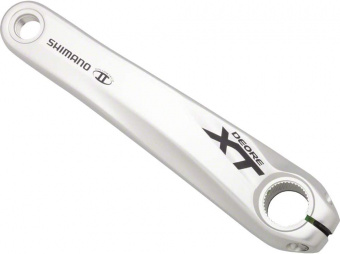 Шатун лев. Shimano серебро