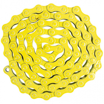 Цепь 1 скорость, желт., сталь 1/50 TB-410 80L YELLOW
