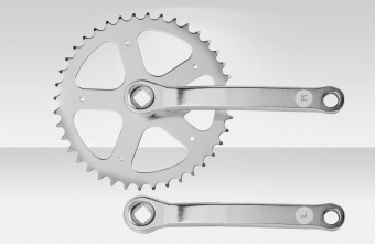Шатун со звездой  #S106 ,1/2"х1/8", 44Т,170mm 1-ск.