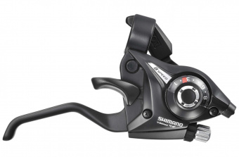 Шиф/Тор р. Shimano Tourney, EF51, лев, 3ск, тр.+оплетк, цв. черный