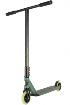Самокат трюковой Duker 303 black/dark green 1/4 фото
