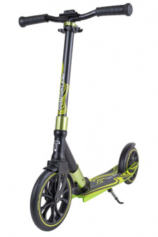 Самокат ТТ COMFORT 230R black/green 1/2 фото