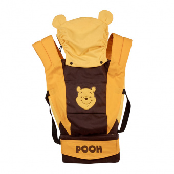Рюкзак-кенгуру Медв Винни и его др ШОКОЛАД с вышив Polini kids *1 0001698-8 фото