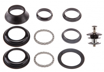Детали рулевой колонки FP-H863 1-1/8" безрезьбовая полуинтегр. сталь. чёрн. арт.170105