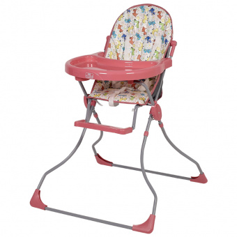 Стульчик д/кормл 152 Собачки РОЗОВЫЙ Polini kids *1 0002229-02 фото