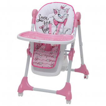 Стульчик д/кормл 470 Disney baby Кошка Мари РОЗОВЫЙ Polini kids *1 827429 фото