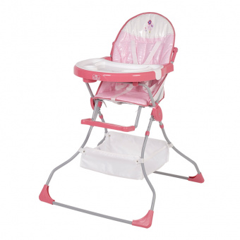 Стульчик д/кормл 252 Весенняя мелодия РОЗОВЫЙ Polini kids *1 0001502-02 фото