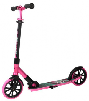 Самокат ТТ COMFORT 210R black/pink 1/2 фото