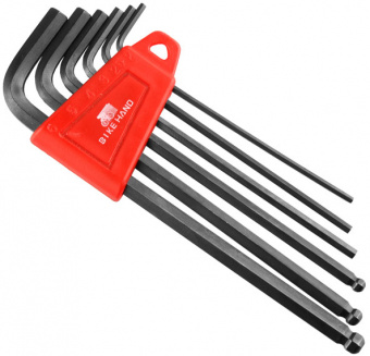 Набор шестигранников YC-613 Bike Hand 6 шт. 2/2,5/3/4/5/6 мм в пластиковой клипсе, арт.230041