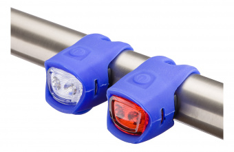 Фонари габаритные JY-3204F+JY-3204T передний и задний, комплект,синие, арт. 560187