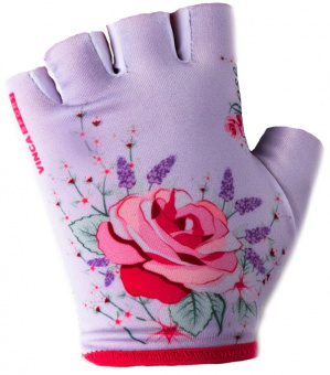 Перчатки велосипедные детские Rose, белые, размер 7XS
