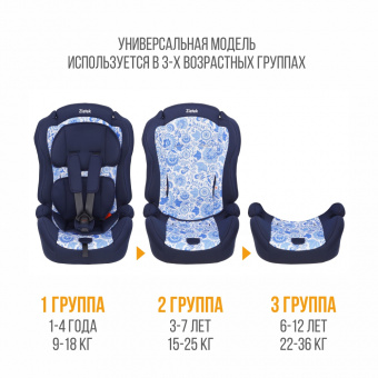 УУД ZLATEK ZL513 ЭТНО lux  I/II/III 9-36 кг 1-12 лет*1 3347KRES фото