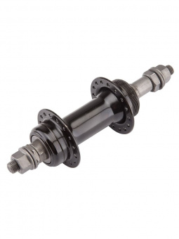 Втулка задняя AE-241R 36H 3/8", гайки, под трещ., сталь чёрн., арт. 130237