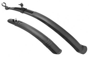 Щиток колеса (пара) 24"-26" модель XH-B103 пластик чёрные для труб 31,8-34,9 арт.610156