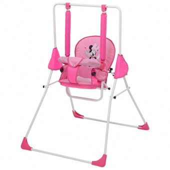 Качели дет Disney baby Минни Маус РОЗОВЫЙ с вышивкой Polini kids *1 0001702-02 фото