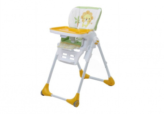 Стульчик д/кормл Classic Джунгли ЖЕЛТЫЙ Polini kids *1 0001341 фото