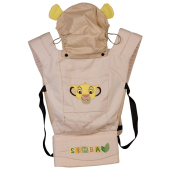 Рюкзак-кенгуру Disney baby Король Лев БЕЖЕВ с вышив Polini kids *1 0002165-3 фото
