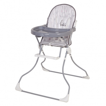 Стульчик д/кормл 152 Бегемотик СЕРЫЙ Polini kids *1 0002352-03 фото