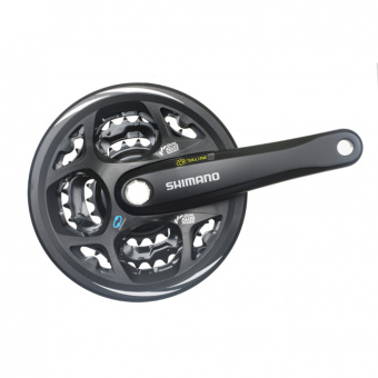 Система Shimano Altus, M311, 175мм, Кв, 48/38/28T, защ, черн