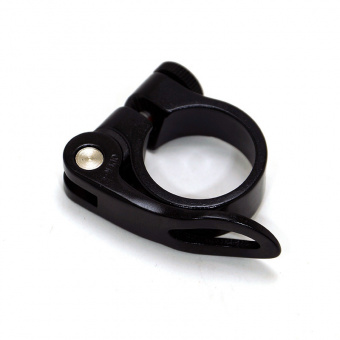 Зажим подседельного штыря JX-068 ALLOY 31,8mm, черный