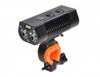 Фонарь передний STG FL1630  700lm 4000 mAH+ зарядка для телефона.
