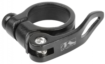 Эксцентрик подседельный с хомутом  ø 34.9 mm (Материал:алюм.;Цвет:black)