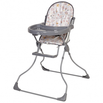 Стульчик д/кормл 152 Единорог Hello baby СЕРЫЙ Polini kids *1 0001708-03 фото