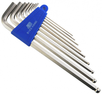 Набор шестигранников YC-623 Bike Hand в пласт. клипсе