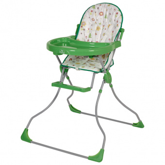 Стульчик д/кормл 152 Лесные друзья ЗЕЛЕНЫЙ Polini kids *1 0001709-05 фото