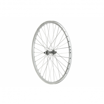 Колесо 26" переднее, двойной алю. обод, гайки, D-brake