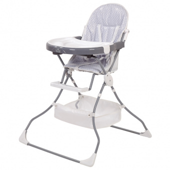 Стульчик д/кормл 252 Горошей СЕРЫЙ Polini kids *1 0002157-03 фото