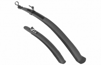 Крылья 24"-26" пластик чёрные, арт.610190